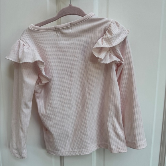 NWOT Marie Nicole 3T Girls Pink & Red XOXO Valentine’s Day Ruffle Sleeve Blouse - Picture 5 of 5